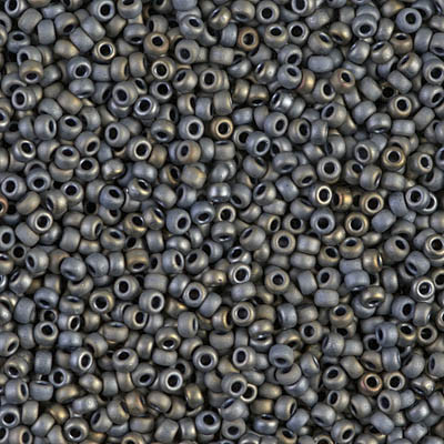 R11-2002 Rocailles 11/0 Metallic Mat Silver Grey (x10gr) R11-2002 Rocailles 11/0 Metallic Mat Silver Grey (x10gr)