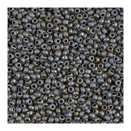 R11-2002 Rocailles 11/0 Metallic Mat Silver Grey (x10gr)