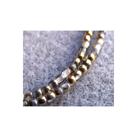 Perles Bohème 2 mm Crystal Golden Rainbow (X1200 perles)