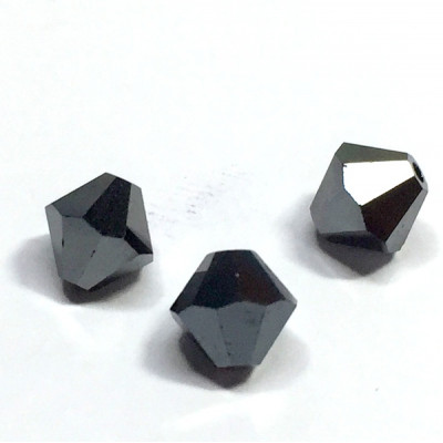 Toupie 5301 6mm Hematite AB2X (x1) Toupie 5301 6mm Hematite AB2X (x1)