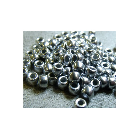 Perles Rocailles Matubo 7/0 Silver Alu Mat 00030/01700 (X10gr)