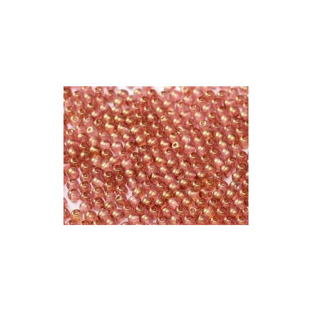 Ronde en Verre de Boheme 3mm Crystal Red Luster (x50) 