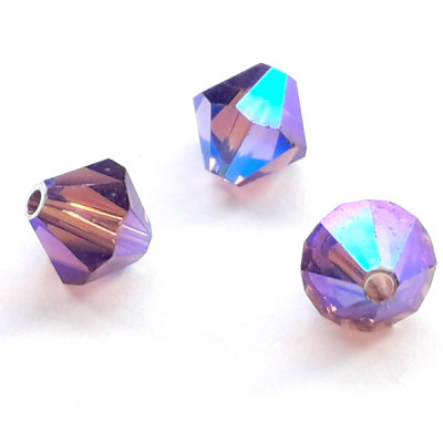 Toupie 5301 6mm Amethyst AB2X (x1) Toupie 5301 6mm Amethyst AB2X (x1)