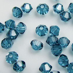 Toupies 3mm Indicolite - réf.5301 (x20)