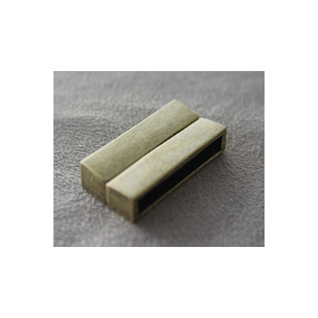 Fermoir Magnétique Style "Hypanema" 38X19X3mm Bronze (X1)  