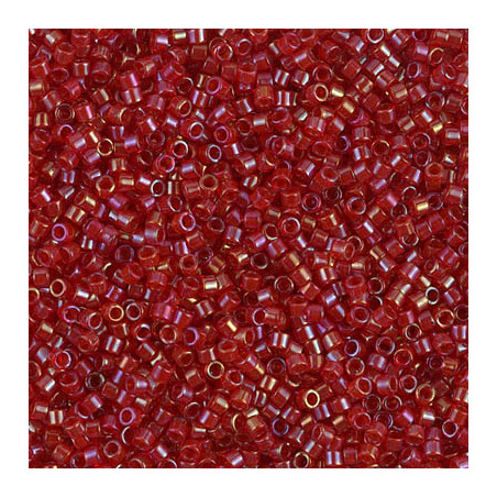 DB0295 Delicas 11/0 Ligned Red AB (x5gr)