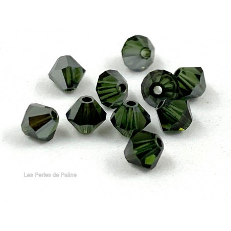 Toupies 4mm Turmaline Satin - réf. 5301 (x20) 