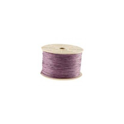 Coton ciré 1mm Lt Amethyst (x1m)