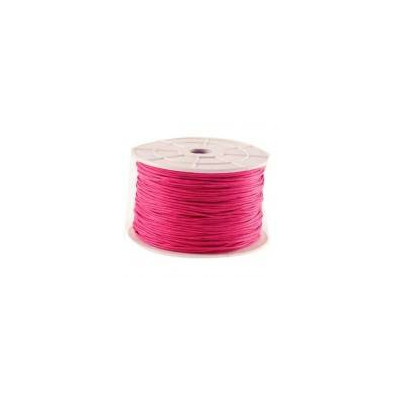 Coton ciré 1mm Fuchsia (x1m) 