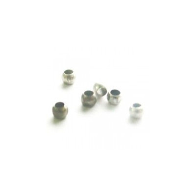 Perles à écraser 2,5mm Vieil Argent lot de 100 environ(X1)