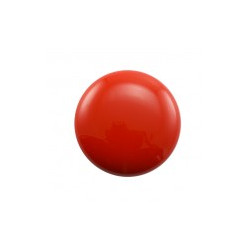 Cabochon rond Galastyl 30X7mm Rouge (X1)