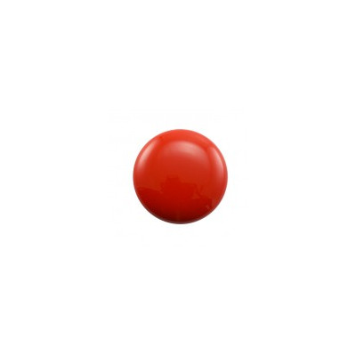 Cabochon rond Galastyl 30X7mm Rouge (X1)