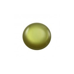 Cabochon rond Polaris 24mm Vert Olivine Brillant (X1) 