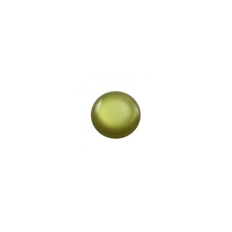 Cabochon rond Polaris 24mm Vert Olivine Brillant (X1) 