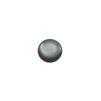 Cabochon rond Polaris 24mm Gris Moyen Brillant (X1)