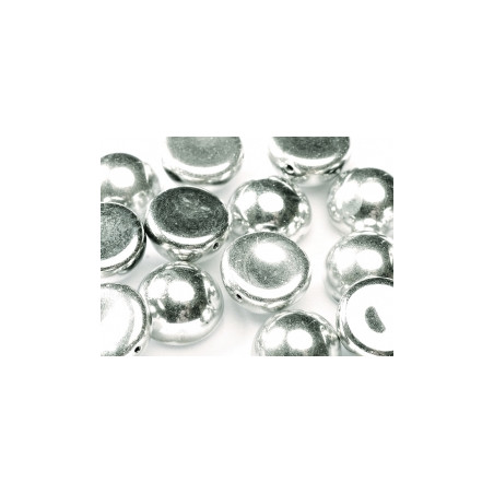 Dome Bead 14 x 8 mm Jet Labrador Full (x50)