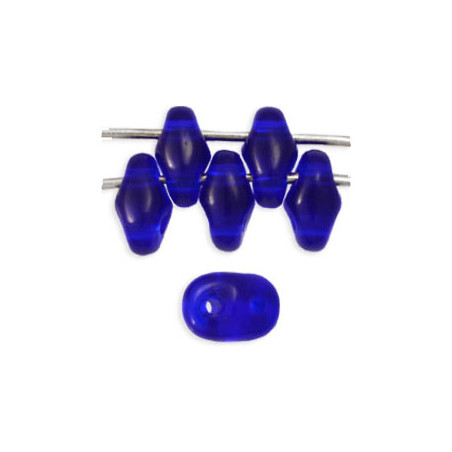 Perles Super Duo 2,5X5mm Cobalt (x 10gr env.) 