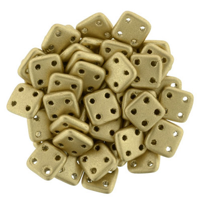 Quadratile Matte Metallic Flax 6X6mm (x10gr) Quadratile Matte Metallic Flax 6X6mm (x10gr)