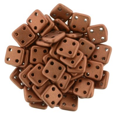 Quadratile Matte Metallic Antique Cooper 6X6mm (x10gr) Quadratile Matte Metallic Antique Cooper 6X6mm (x10gr)