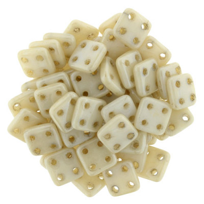 Quadratile Opaque Luster Champagne 6X6mm (x10gr) Quadratile Opaque Luster Champagne 6X6mm (x10gr)