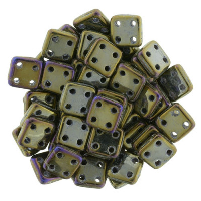Quadratile Iris Brown 6X6mm (x10gr) Quadratile Iris Brown 6X6mm (x10gr)