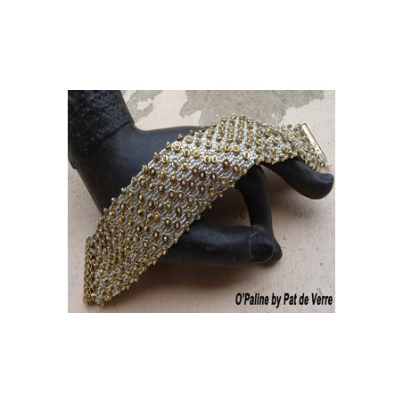 Schéma du bracelet "O'Paline" de Pat de Verre 