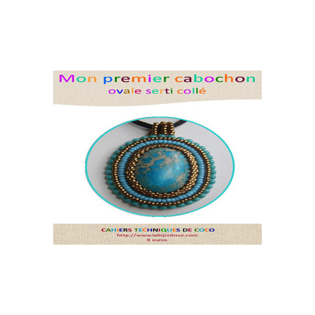 Schéma du I livre de La Bijoutisse "Sertir un Cabochon"