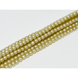Perles Matted 2 mm Green Straw Satin (X150 perles) 
