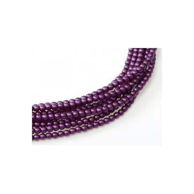 Perles Matted 2 mm Grape Satin (X150 perles) 