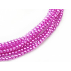 Perle en verre de Bohème 2mm Hot Pink (X150) 