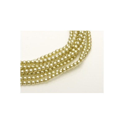 Perle en verre de Bohème 2mm Khaki (X150) 