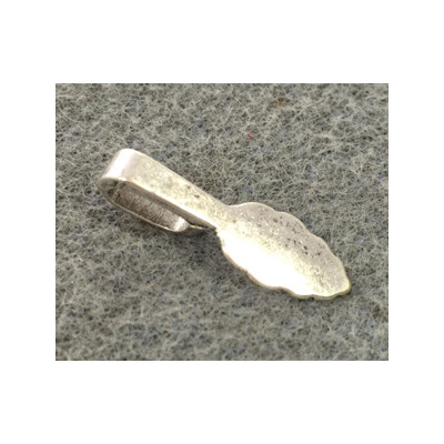 Bélière à Coller Vieil Argent 26X7mm (X1) Bélière à Coller Vieil Argent 26X7mm (X1)