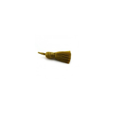 Pampille Jaune Olive 25mm (X1) 