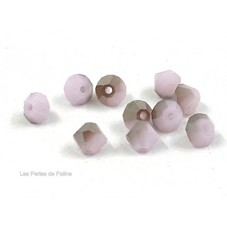 Toupies 4mm Rose Alabaster Satin - réf. 5301 (x20) 