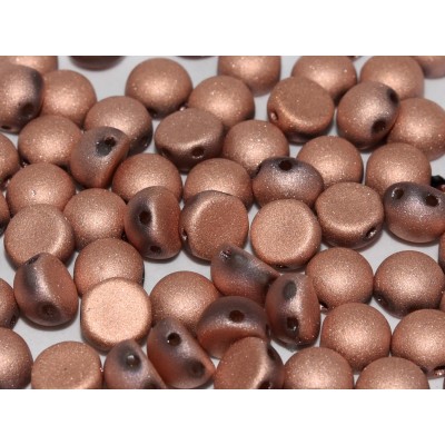 Perle Cabochon 2 trous Crystal Full Capri Gold Matted (x12) Perle Cabochon 2 trous Crystal Full Capri Gold Matted (x12)