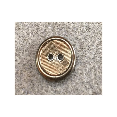 Bouton Rond 16mm Noir résine (X1) Bouton Rond 16mm Noir résine (X1)