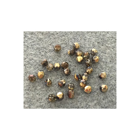 Facettes de Bohême 3mm California Night (x50) 