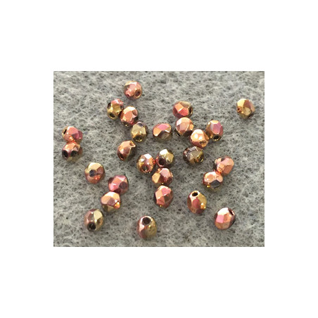 Facettes de Bohême 3mm California Pink (x50)