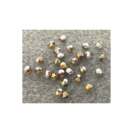 Facettes de Bohême 3mm California Silver (x50) 