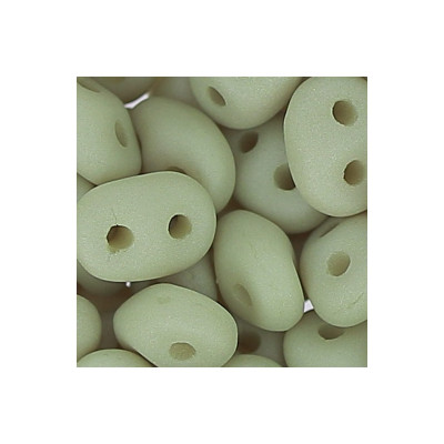 Perles Super Duo 2,5X5mm Beige Mat (x 10gr env) Perles Super Duo 2,5X5mm Beige Mat (x 10gr env)