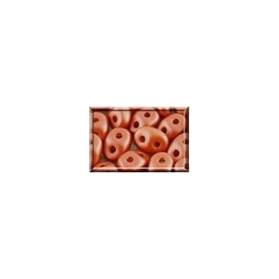 Perles Super Duo 2,5X5mm Metallic Cooper Mat (x 10gr env) Perles Super Duo 2,5X5mm Metallic Cooper Mat (x 10gr env)