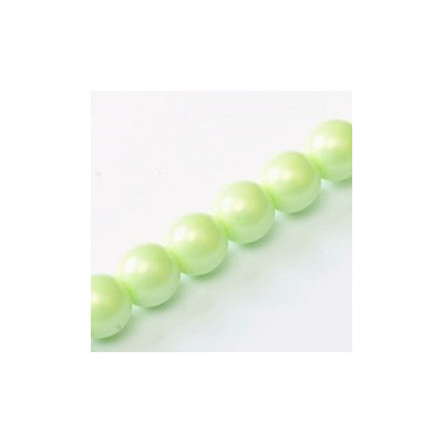 Ronde en Verre de Boheme 3mm Pastel Vert (x50) 