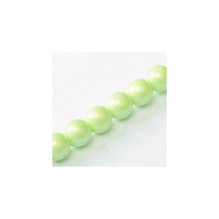 Ronde en Verre de Boheme 3mm Pastel Vert (x50) 