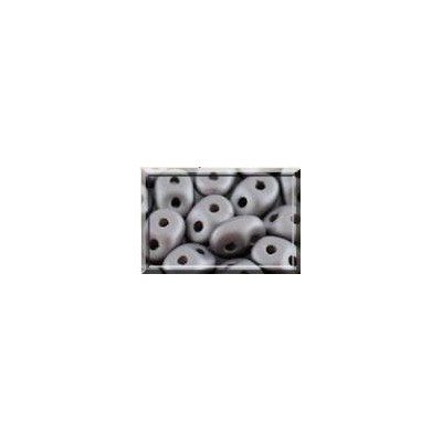 Perles Super Duo 2,5X5mm Metallic Steel Mat (x 10gr env) Perles Super Duo 2,5X5mm Metallic Steel Mat (x 10gr env)