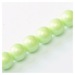 Perle en Verre de Boheme 4mm Pastel Green (X50)