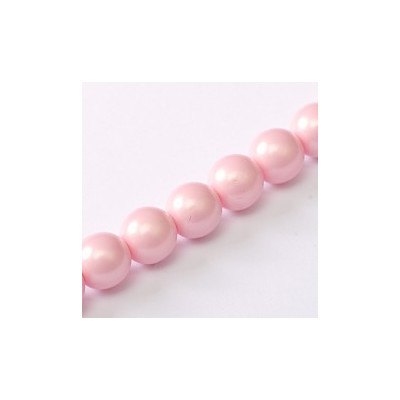 Perle en Verre de Boheme 4mm Pastel Rose (X50)