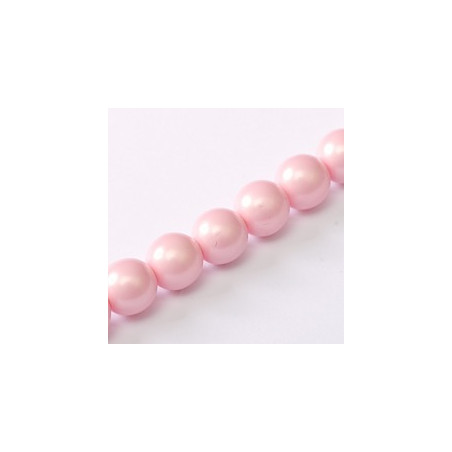 Perle en Verre de Boheme 4mm Pastel Rose (X50)