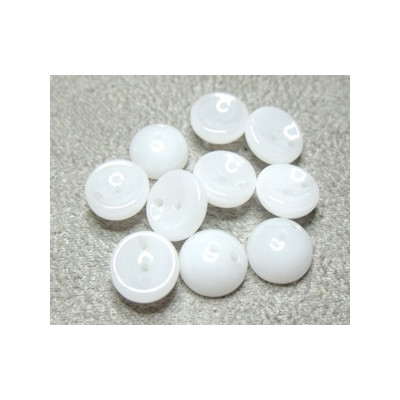 Perles Piggy Opaque Chalkwhite 4X8mm (Xenviron50) 