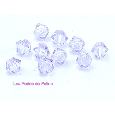 Toupies 4mm Smoky Mauve - réf. 5328 Xilion (x20) Toupies 4mm Smoky Mauve - réf. 5328 Xilion (x20)