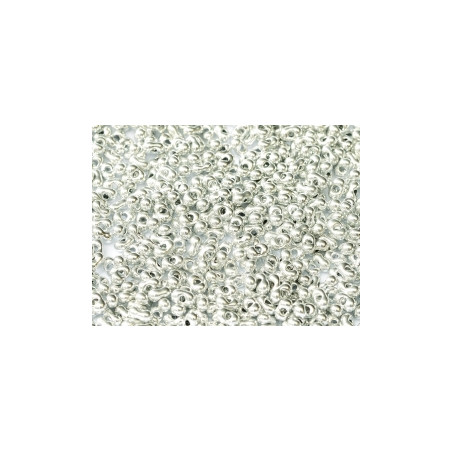 Perles Peanut 2x4mm Jet Labrador Full (x5gr env)